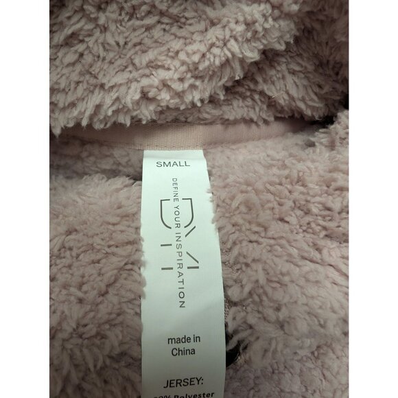 DYI Women's Tranquil 1/2 Zip Fuzzy Fleece Sweater Dusty Lavender Size Small - Picture 8 of 8